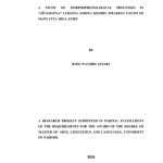 خرید و دانلود نسخه کامل کتاب A Study of Morphophonological Processes in “gĩtamanya” Ludling Among Kiembu Speaking Youth of Manyatta Area, Embu