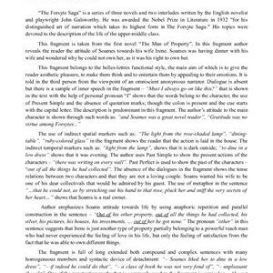 خرید و دانلود نسخه کامل کتاب A Stylistic Analysis of an extract from The Man of Property by J. Galsworthy