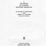 خرید و دانلود نسخه کامل کتاب A Textbook of Modern Western Armenian