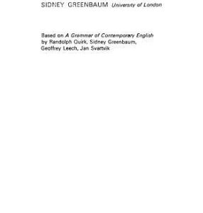 خرید و دانلود نسخه کامل کتاب A University Grammar of English