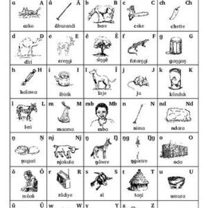 خرید و دانلود نسخه کامل کتاب ABC Masarak. Abécédaire en langue massalit / Massalit Alphabet Chart