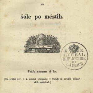 خرید و دانلود نسخه کامل کتاب Abecédnik za šóle po méstih