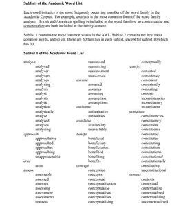 خرید و دانلود نسخه کامل کتاب Academic Word List for IELTS