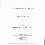 خرید و دانلود نسخه کامل کتاب Acting With An Accent: New York City