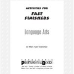 خرید و دانلود نسخه کامل کتاب Activities for Fast Finishers: Language Arts