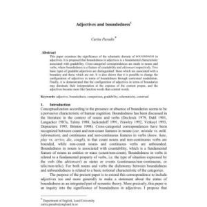 خرید و دانلود نسخه کامل کتاب Adjectives and boundedness