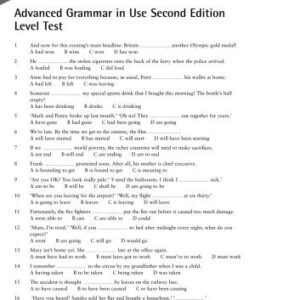 خرید و دانلود نسخه کامل کتاب Advanced Grammar in Use level test with Answer Key