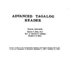 خرید و دانلود نسخه کامل کتاب Advanced Tagalog reader
