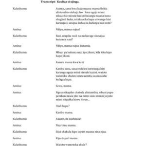 خرید و دانلود نسخه کامل کتاب African Proverbs Project. Kiswahili Proverbs. Lesson 03. Kuuliza si ujinga