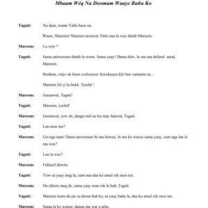 خرید و دانلود نسخه کامل کتاب African Proverbs Project. Wolof Proverbs. Lesson 02. Mbaam wéq na doomam, waaye bañu ko