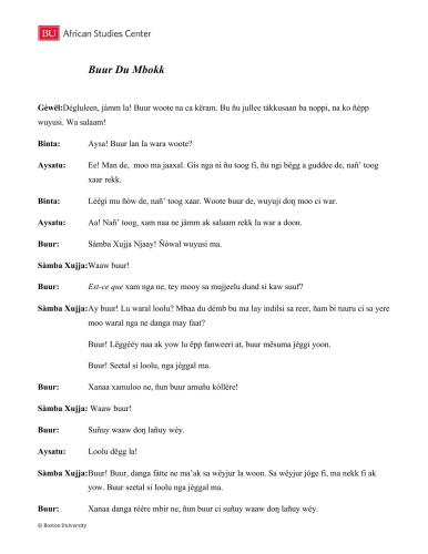 خرید و دانلود نسخه کامل کتاب African Proverbs Project. Wolof Proverbs. Lesson 03. Buur du mbokk_68bd579327d15.jpeg خرید و دانلود نسخه کامل کتاب African Proverbs Project. Wolof Proverbs. Lesson 03. Buur du mbokk