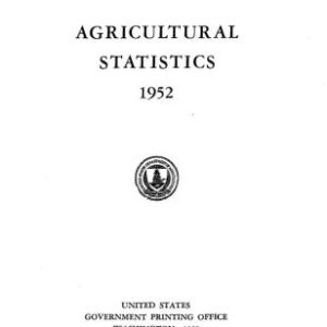 خرید و دانلود نسخه کامل کتاب Agricultural statistics 1952