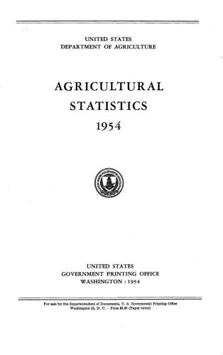 خرید و دانلود نسخه کامل کتاب Agricultural statistics 1954_68cba7a938b75.jpeg خرید و دانلود نسخه کامل کتاب Agricultural statistics 1954