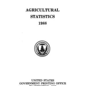 خرید و دانلود نسخه کامل کتاب Agricultural statistics 1988