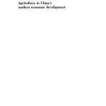 خرید و دانلود نسخه کامل کتاب Agriculture in China’s Modern Economic Development