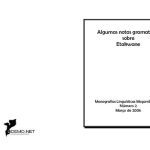 خرید و دانلود نسخه کامل کتاب Algumas notas gramaticais sobre Etakwane