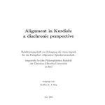 خرید و دانلود نسخه کامل کتاب Alignment in Kurdish: a diachronic perspective