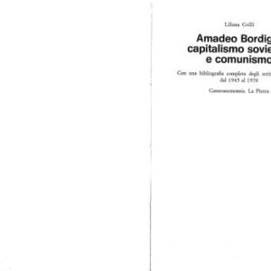 خرید و دانلود نسخه کامل کتاب Amadeo Bordiga: capitalismo sovietico e comunismo