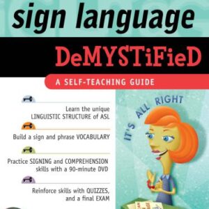 خرید و دانلود نسخه کامل کتاب American Sign Language Demystified with DVD
