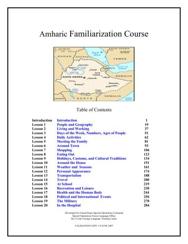 خرید و دانلود نسخه کامل کتاب Amharic Familiarization Course_68bb215f129e5.jpeg خرید و دانلود نسخه کامل کتاب Amharic Familiarization Course