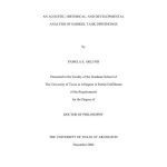 خرید و دانلود نسخه کامل کتاب An acoustic, historical, and developmental analysis of Sarikol Tajik diphthongs