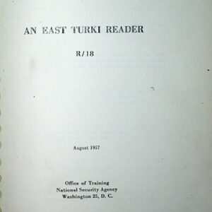 خرید و دانلود نسخه کامل کتاب An East Turki reader