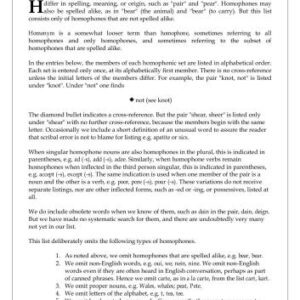 خرید و دانلود نسخه کامل کتاب An English Homophone Dictionary