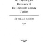 خرید و دانلود نسخه کامل کتاب An Etymological Dictionary of Pre-thirteenth-century Turkish. Index