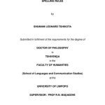 خرید و دانلود نسخه کامل کتاب An evaluation of Tshivenḓa orthography with special reference to PAN South African Language Board spelling rules