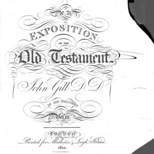 خرید و دانلود نسخه کامل کتاب An Exposition of the Old Testament in Six Volumes