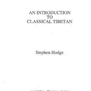 خرید و دانلود نسخه کامل کتاب An Introduction to Classical Tibetan
