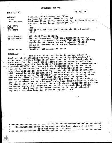 خرید و دانلود نسخه کامل کتاب An Introduction to Liberian English_68c2d1313e494.jpeg خرید و دانلود نسخه کامل کتاب An Introduction to Liberian English