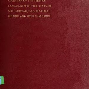 خرید و دانلود نسخه کامل کتاب An Introduction to the Grammar of the Tibetan Language