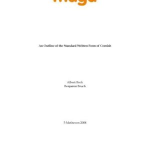 خرید و دانلود نسخه کامل کتاب An Outline of the Standard Written Form of Cornish