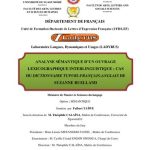 خرید و دانلود نسخه کامل کتاب Analyse sémantique dʼun ouvrage lexicographique interlinguistique: cas du dictionnaire tupuri-français-anglais de Suzanne Ruelland