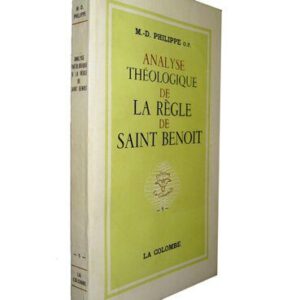 خرید و دانلود نسخه کامل کتاب Analyse théologique de la règle de saint Benoît