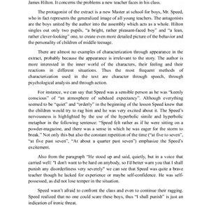 خرید و دانلود نسخه کامل کتاب Analysis of an extract from The passionate year by James Hilton