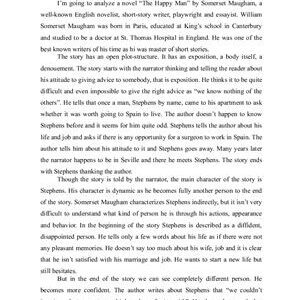 خرید و دانلود نسخه کامل کتاب Analysis The Happy Man