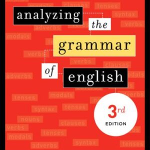 خرید و دانلود نسخه کامل کتاب Analyzing the Grammar of English, 3rd Edition