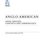 خرید و دانلود نسخه کامل کتاب Anglo-American Legal English, Concepts and Terminology