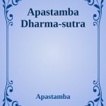 خرید و دانلود نسخه کامل کتاب Apastamba Dharma-sutra