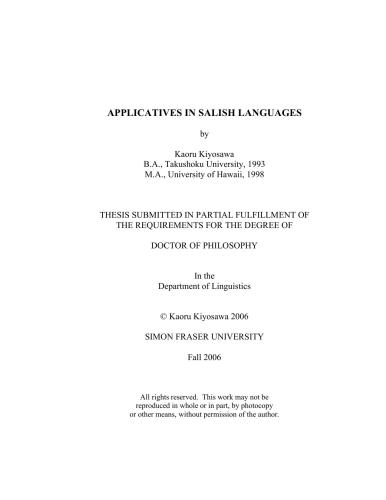 خرید و دانلود نسخه کامل کتاب Applicatives in Salish languages_68bac00162cf2.jpeg خرید و دانلود نسخه کامل کتاب Applicatives in Salish languages