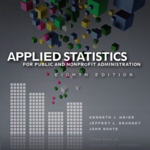 خرید و دانلود نسخه کامل کتاب Applied Statistics for Public and Nonprofit Administration