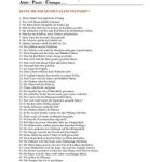 خرید و دانلود نسخه کامل کتاب Arbeitsblätter zum Üben von verschiedenen Verbformen, mit Lösung, in 34 Seiten