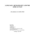 خرید و دانلود نسخه کامل کتاب Archaeology, Language, and the African Past