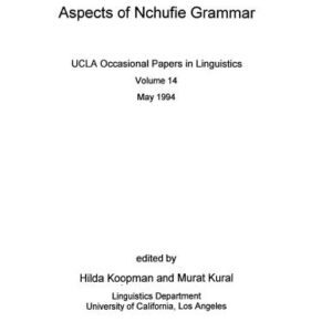 خرید و دانلود نسخه کامل کتاب Aspects in Nchufie Grammar