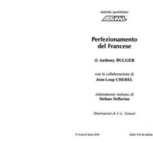 خرید و دانلود نسخه کامل کتاب Assimil Perfezionamento del Francese