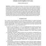 خرید و دانلود نسخه کامل کتاب Attitudes towards Englishes in Sri Lanka