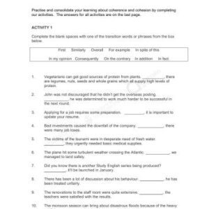 خرید و دانلود نسخه کامل کتاب Australia Network. Study English IELTS Preparation. (Episode 03. Coherence and Cohesion in Writing)