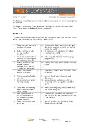 خرید و دانلود نسخه کامل کتاب Australia Network. Study English IELTS Preparation. (Episode 20. Giving Examples)_68c23ef308d2b.jpeg خرید و دانلود نسخه کامل کتاب Australia Network. Study English IELTS Preparation. (Episode 20. Giving Examples)